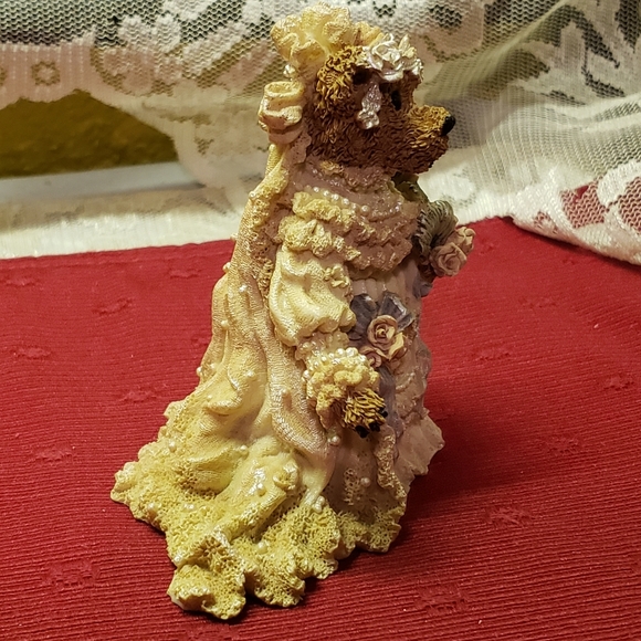 Vtg 1999 Boyd's Bear-Stone Figurine "The Bride" - Picture 6 of 9